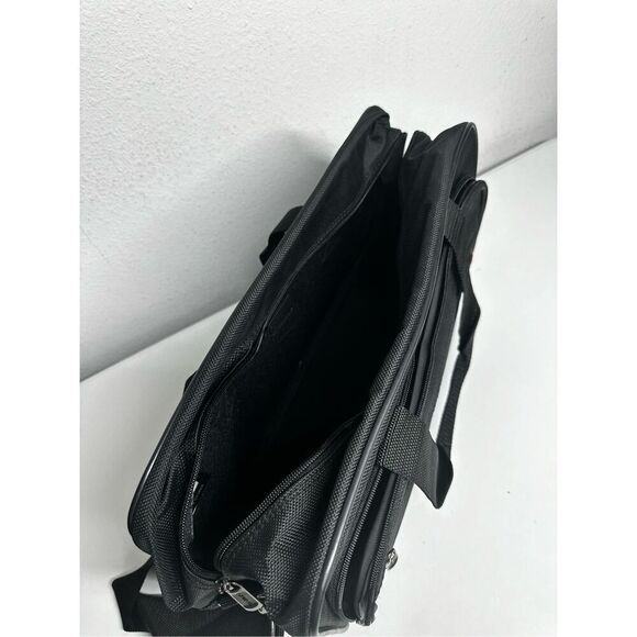 Luro Black Computer Laptop Bag with Handle and Strap - Picture 11 of 11